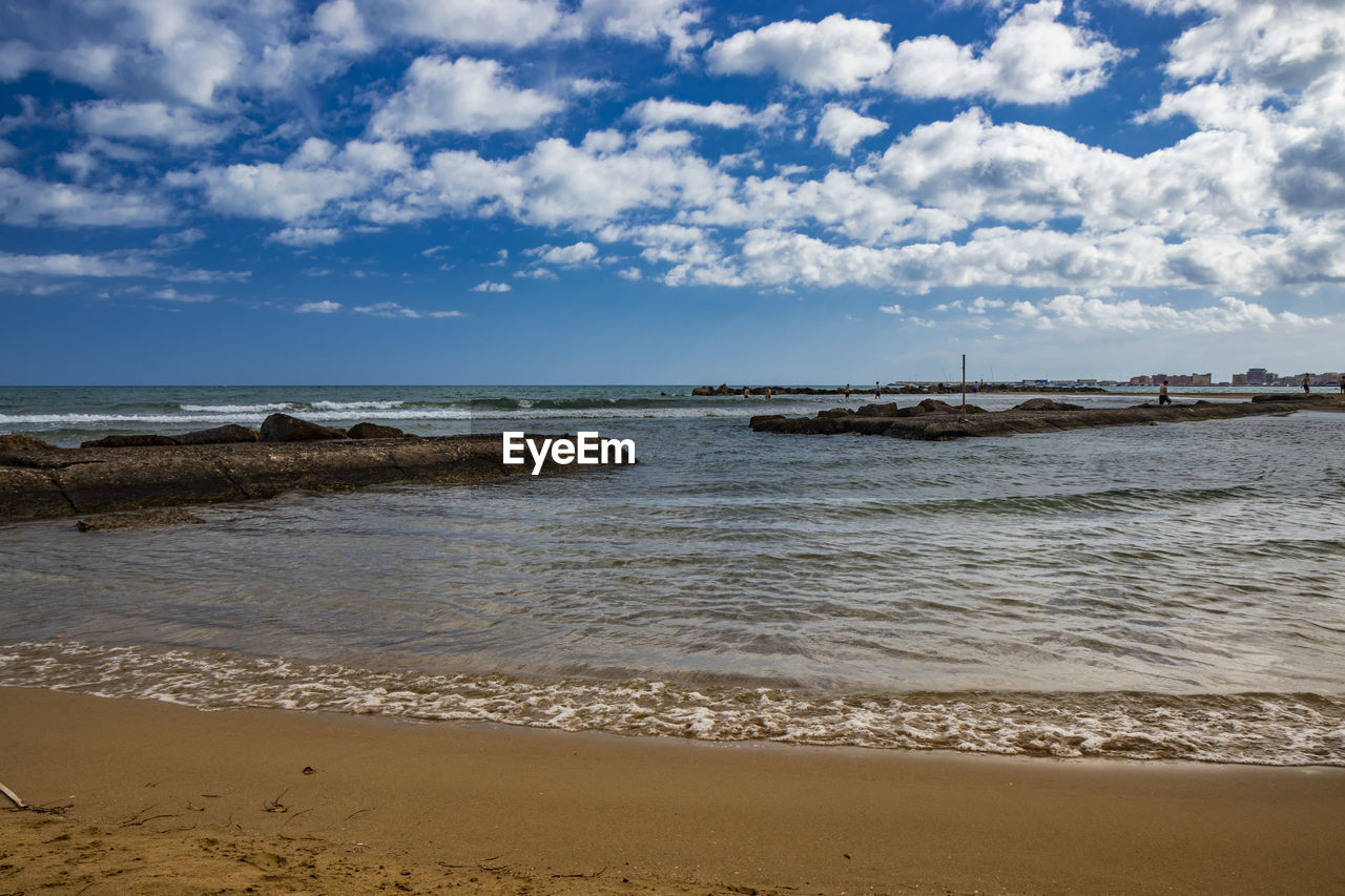 VIEW OF BEACH AGAINST SKY