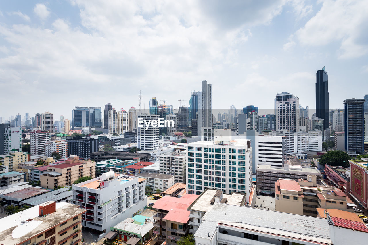 Cityscape against sky