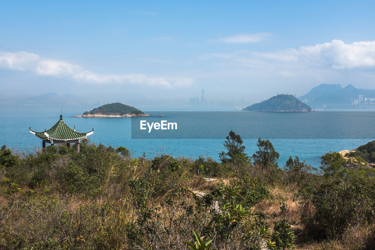 PANORAMIC SHOT OF SEA AGAINST SKY