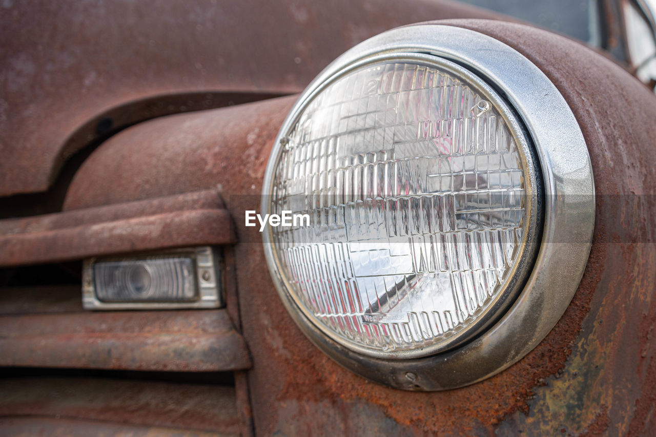 Close-up of old rusty metal