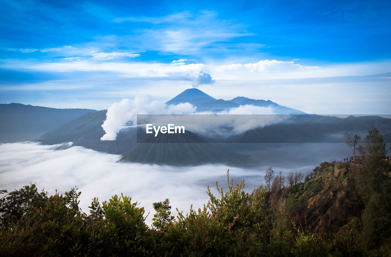 VIEW OF VOLCANIC LANDSCAPE