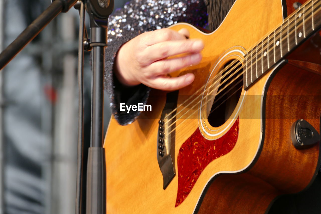 Close-up of guitar