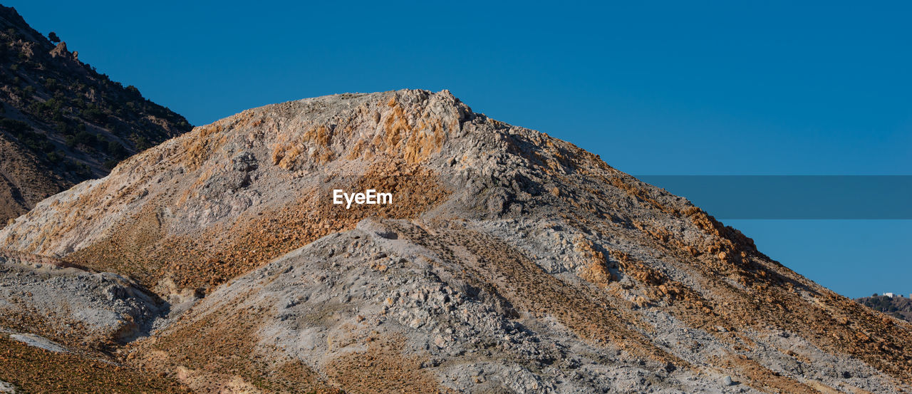 Volcanic crater stefanos in the lakki valley of the island nisyros greece