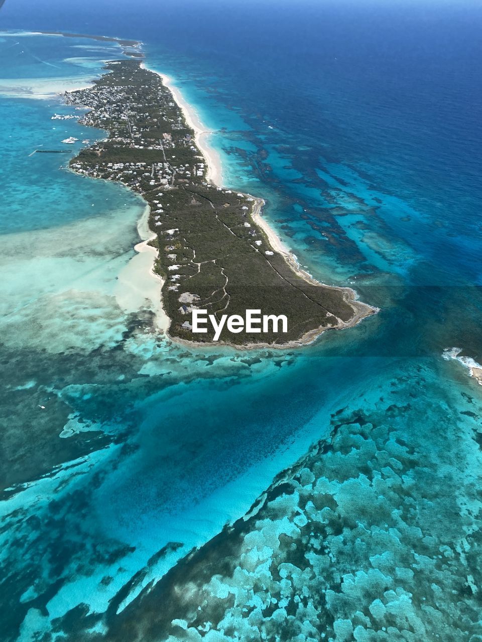 Aerial view of seascape