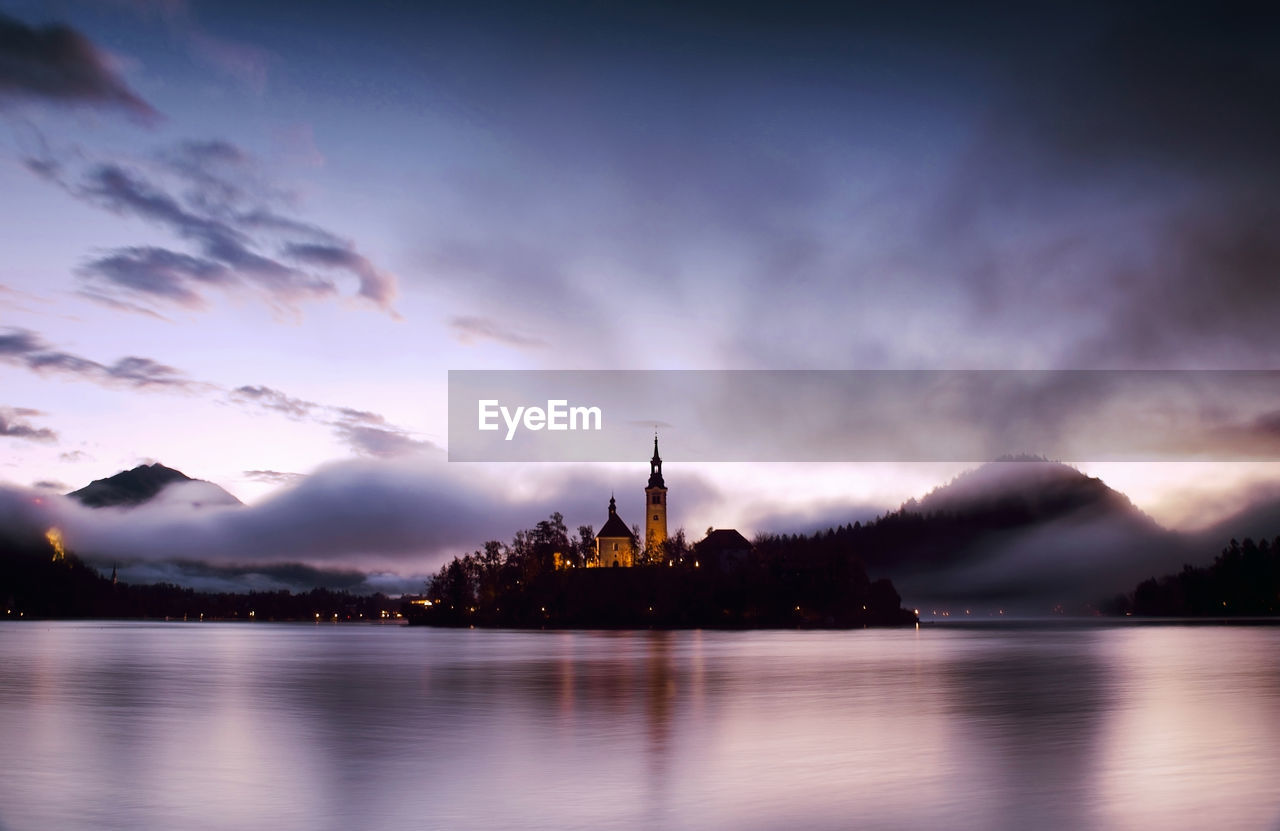 Sunrise at lake bled, slovenia ii