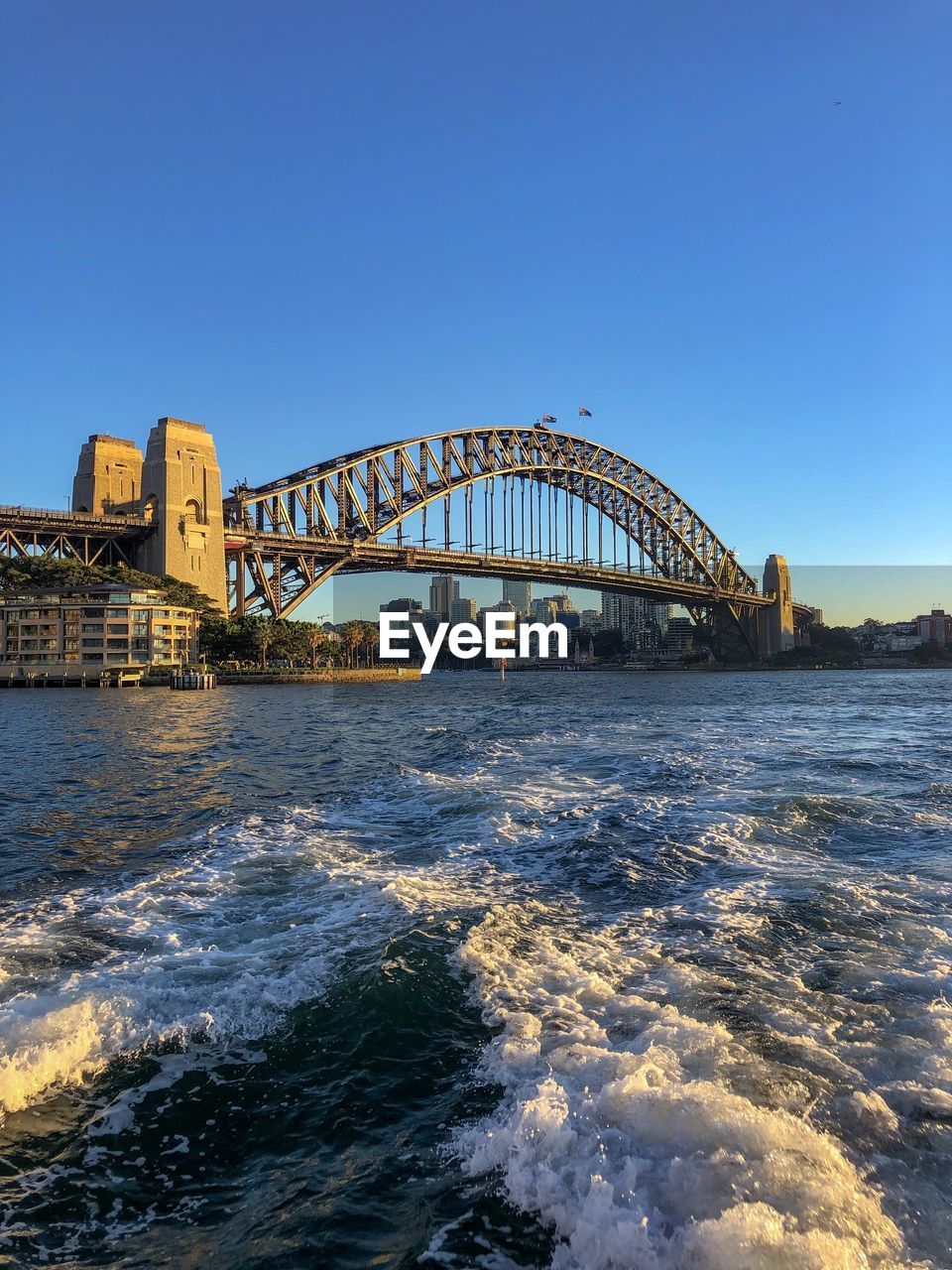 VIEW OF BRIDGE OVER SEA