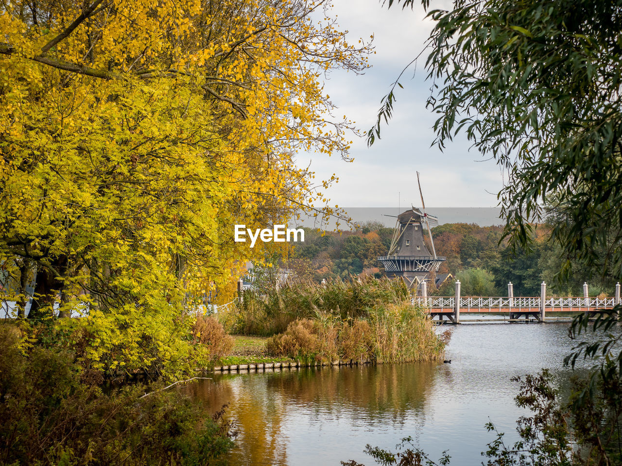 SCENIC VIEW OF RIVER BY TREES AGAINST SKY