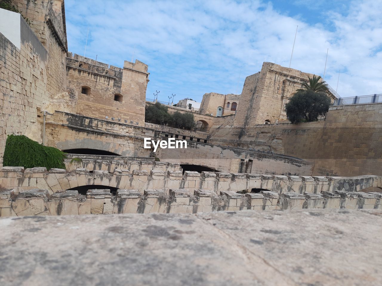 LOW ANGLE VIEW OF OLD BUILDING
