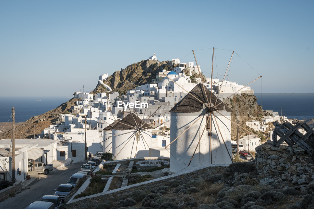 The capital of serifos at sunset