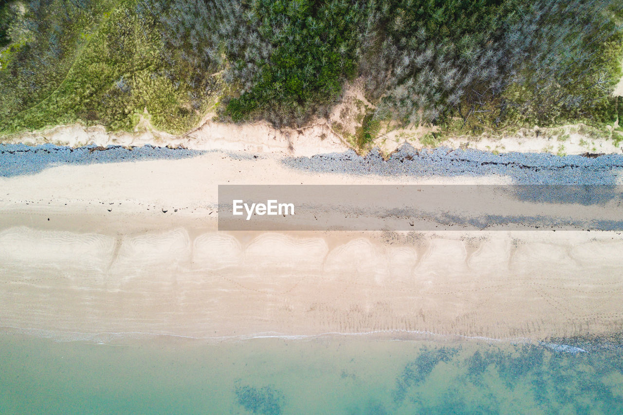 Aerial view of beach