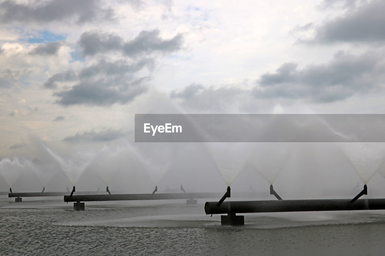 PANORAMIC VIEW OF SEA AGAINST SKY