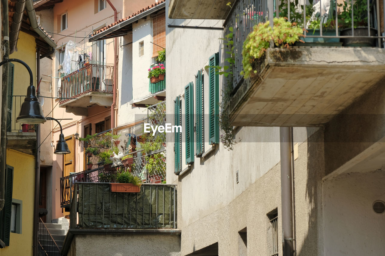 The town of brunate in the province of como, lombardy, italy.