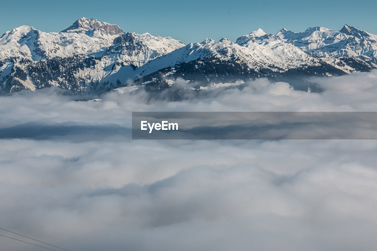 SNOWCAPPED MOUNTAINS AGAINST SKY