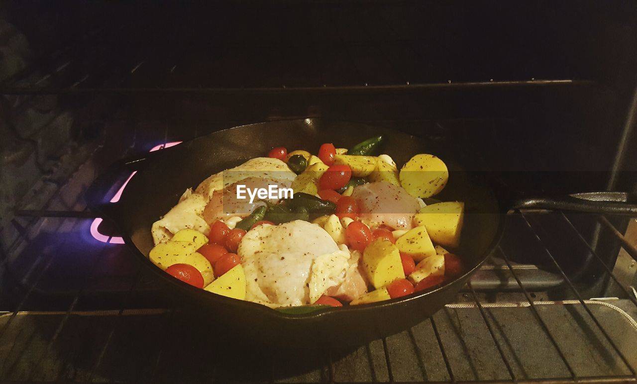 FOOD ON TRAY