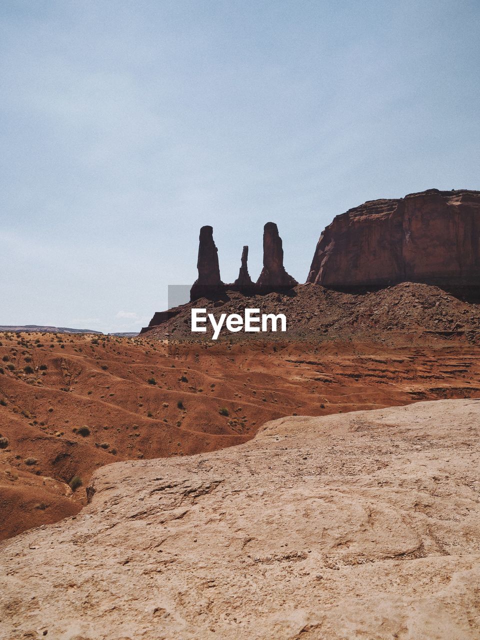 ROCK FORMATIONS IN DESERT