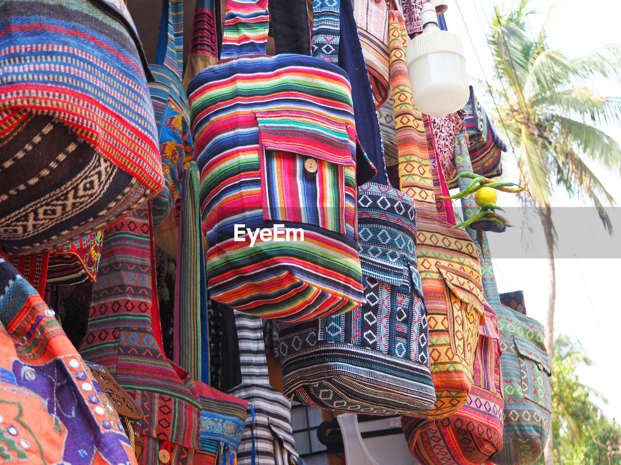 LOW ANGLE VIEW OF MULTI COLORED BUILDING AT HOME