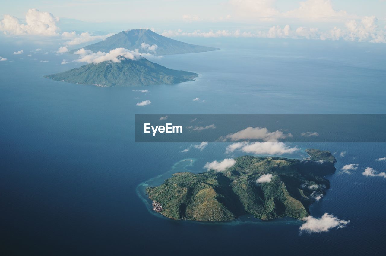 Aerial view of ternate island