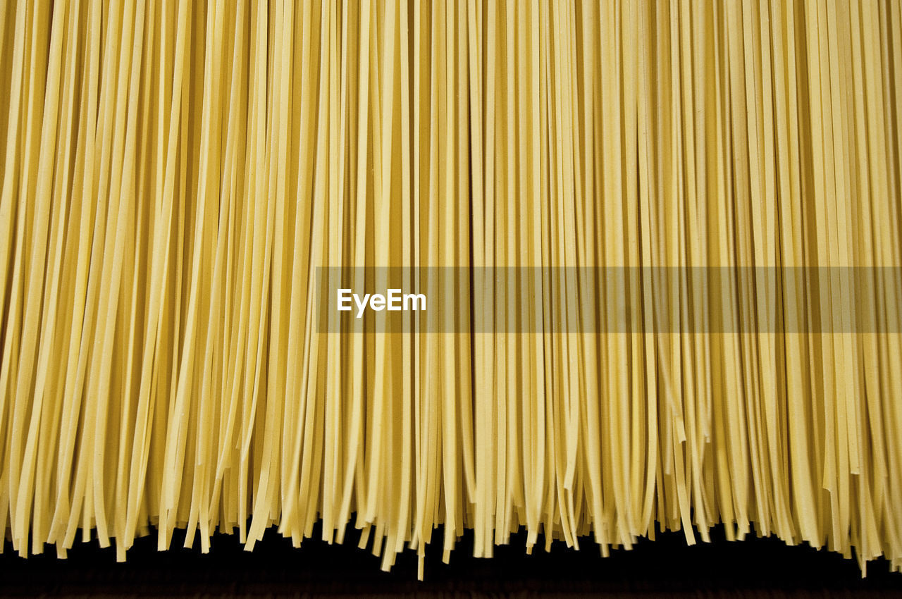 Close-up of uncooked pasta