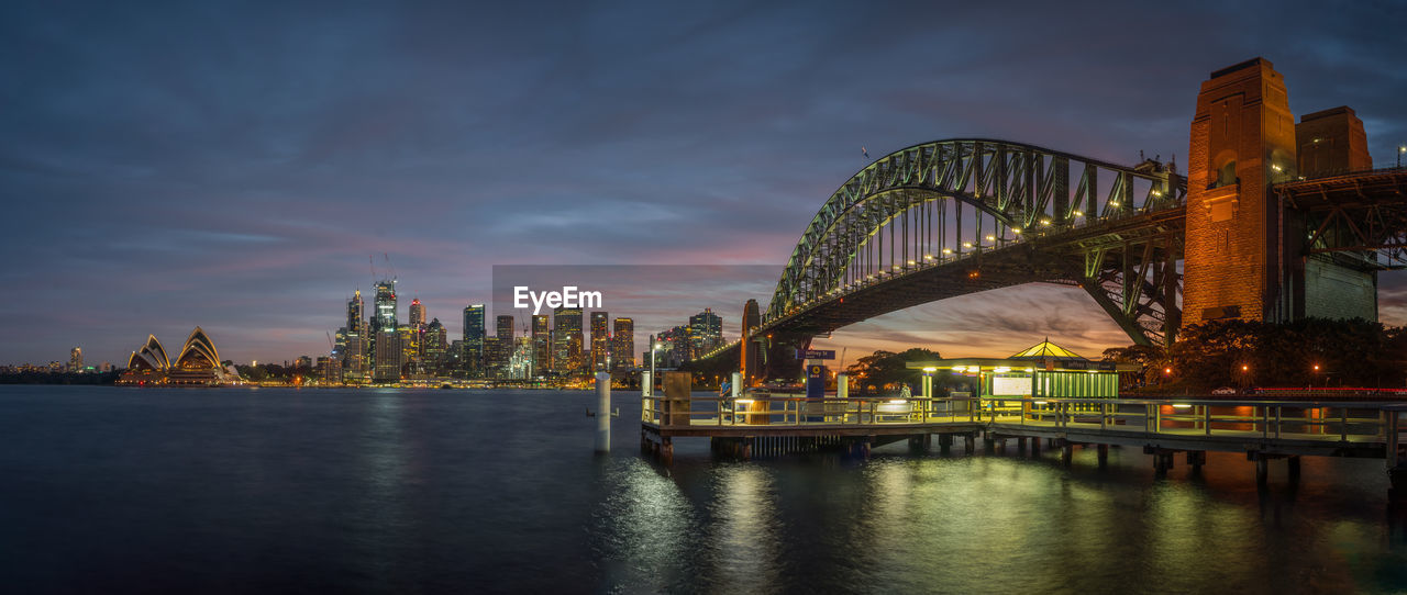 Sydney dusk skyline