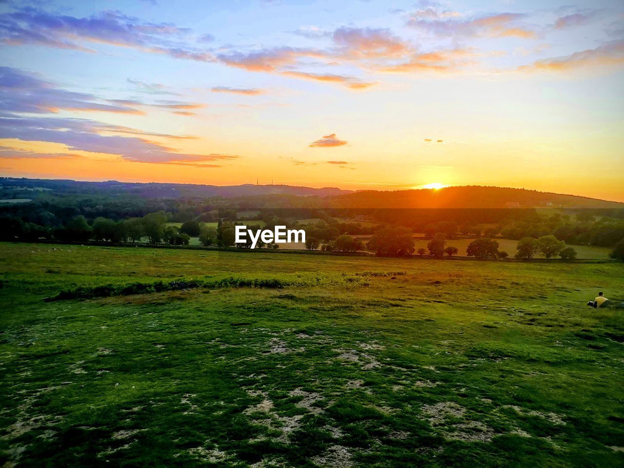 SCENIC VIEW OF LANDSCAPE DURING SUNSET