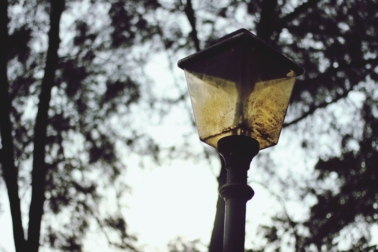 LOW ANGLE VIEW OF STREET LIGHT