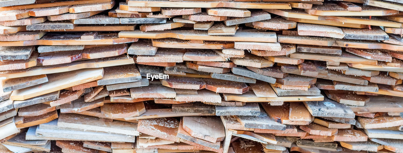 Stack of wood. concept for autumn season