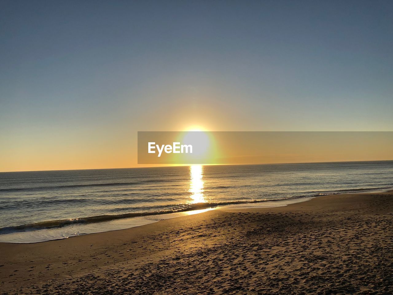 SCENIC VIEW OF SEA DURING SUNSET