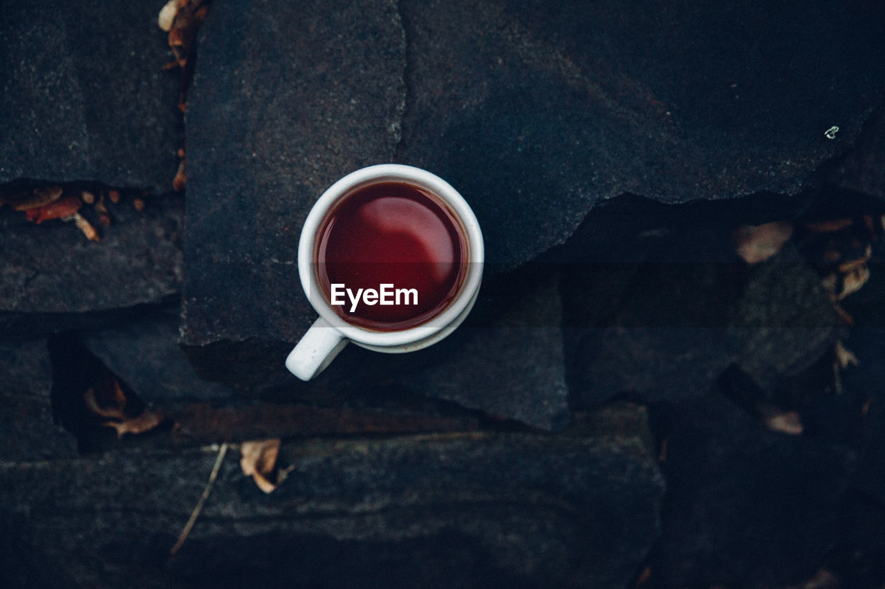 Close-up of mug of tea