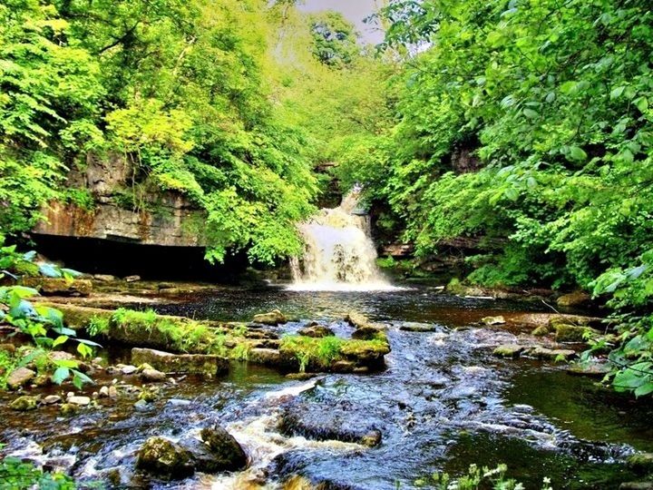 SCENIC VIEW OF RIVER FLOWING THROUGH ROCKS