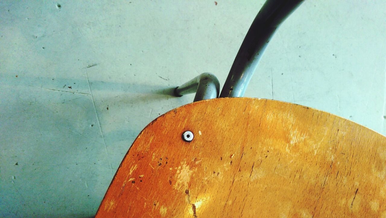 Cropped image on chair