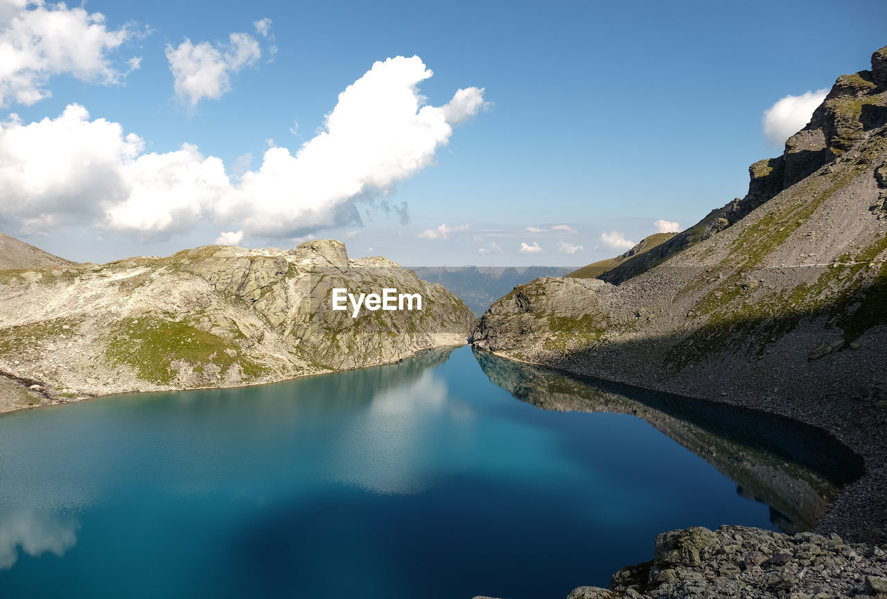 Scenic view of calm sea against sky