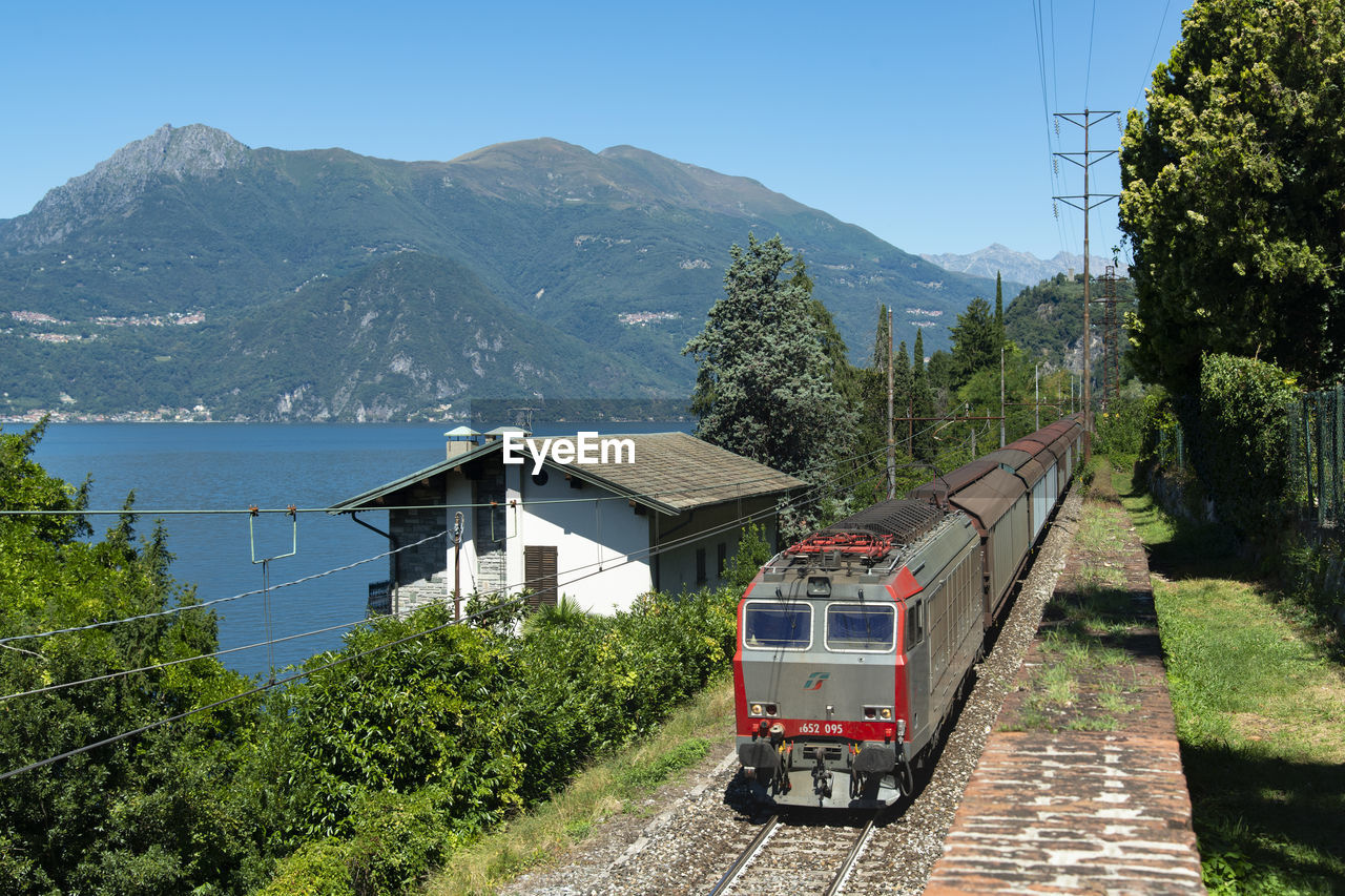 VIEW OF PLANTS AGAINST MOUNTAINS