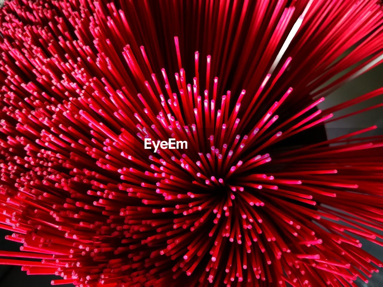 CLOSE-UP VIEW OF ILLUMINATED RED