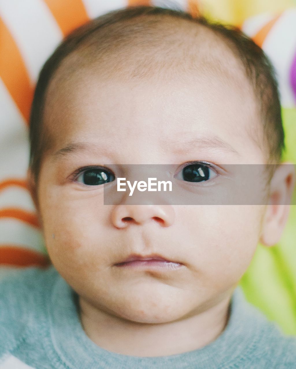 Close-up portrait of baby boy