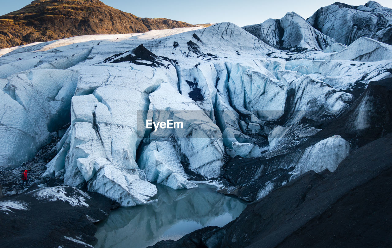 Scenic view of glacier