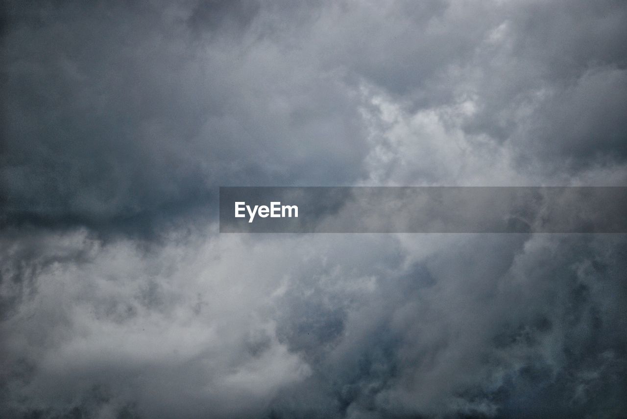 LOW ANGLE VIEW OF STORM CLOUDS