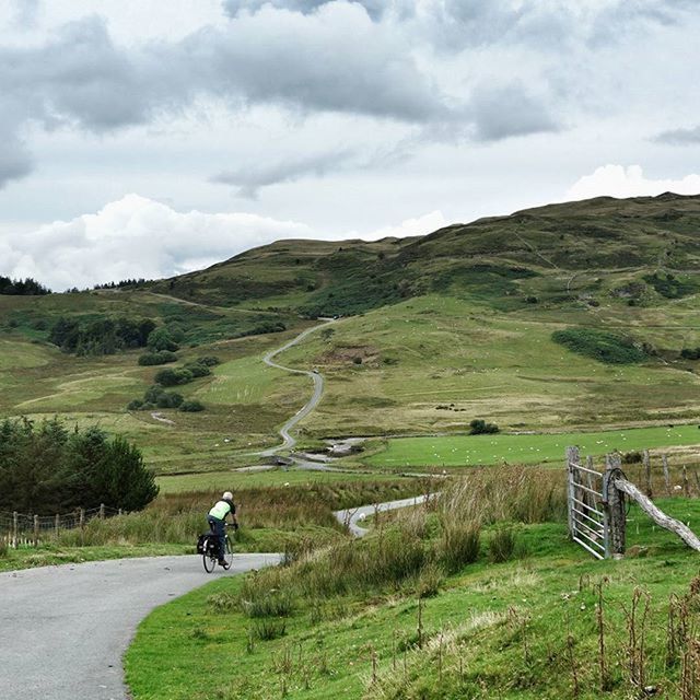 ROAD PASSING THROUGH FIELD