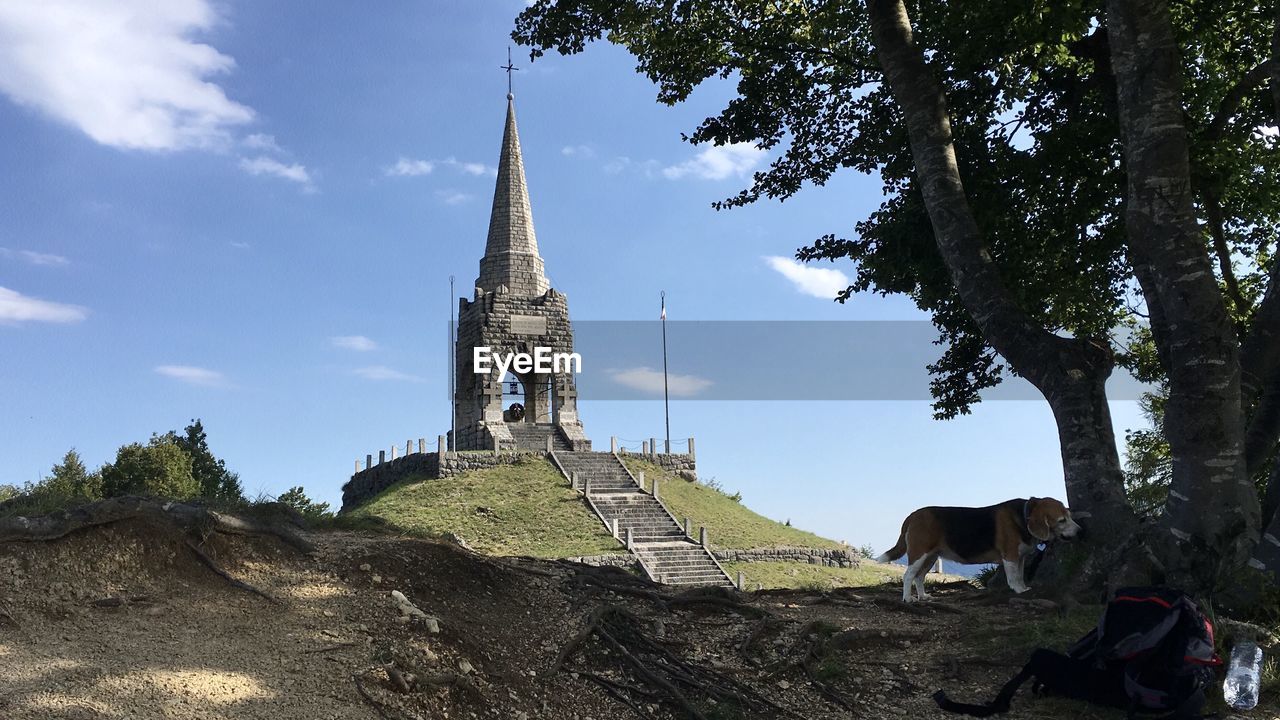 PANORAMIC VIEW OF A TEMPLE