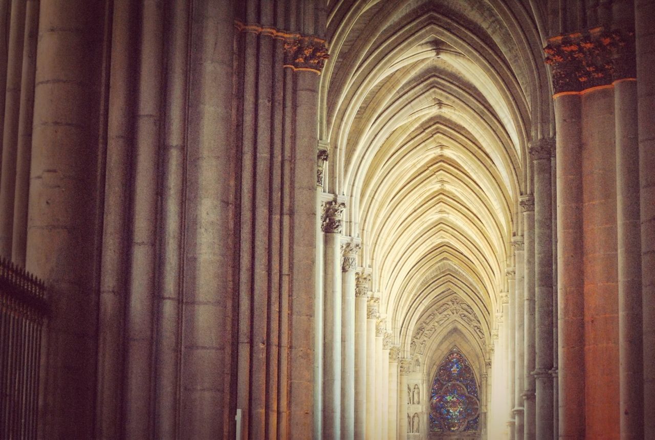 Archway in church