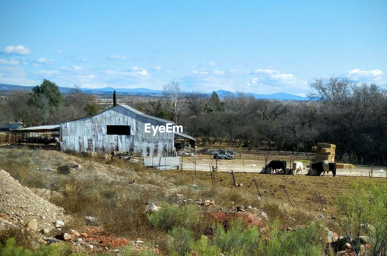 BUILT STRUCTURES ON LANDSCAPE