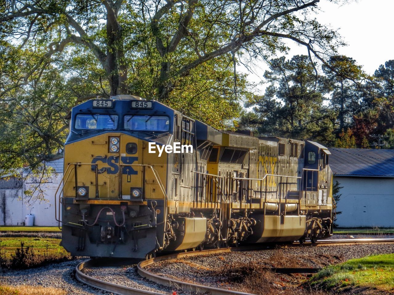 Old-fashioned locomotive