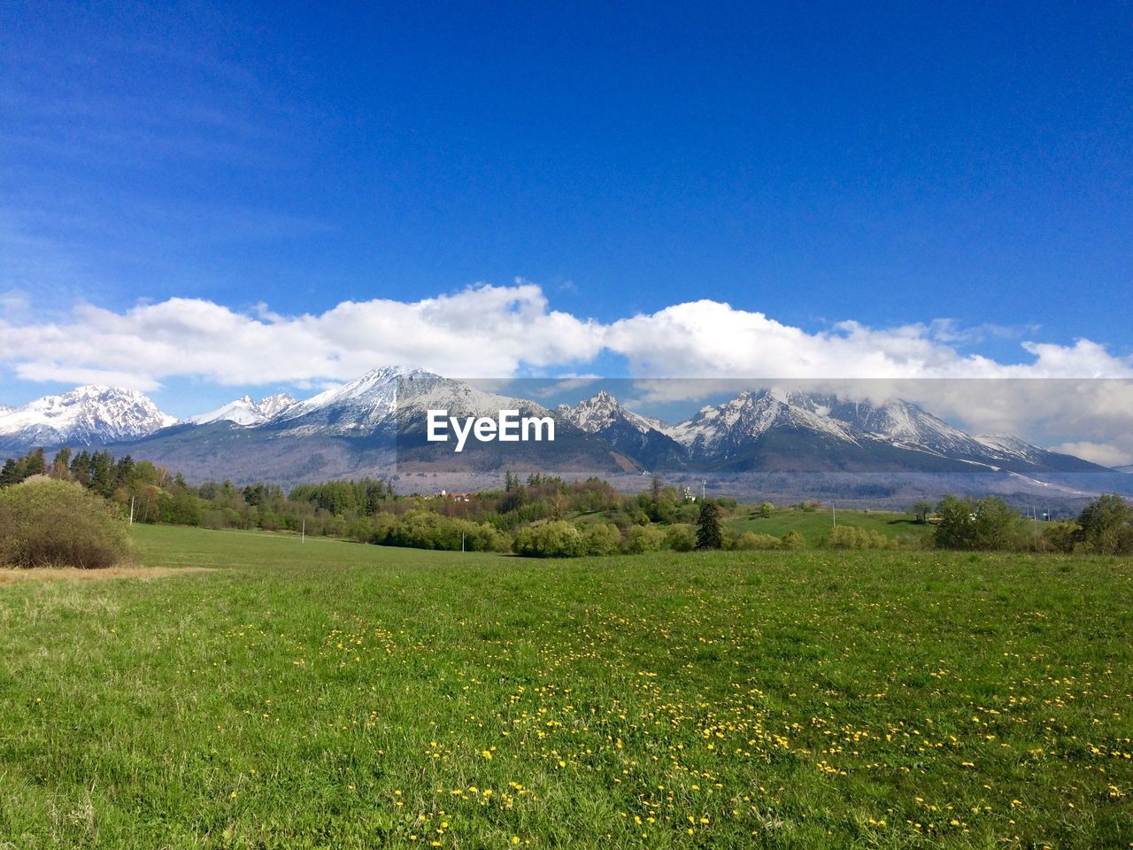 SCENIC VIEW OF LANDSCAPE AND MOUNTAINS AGAINST SKY