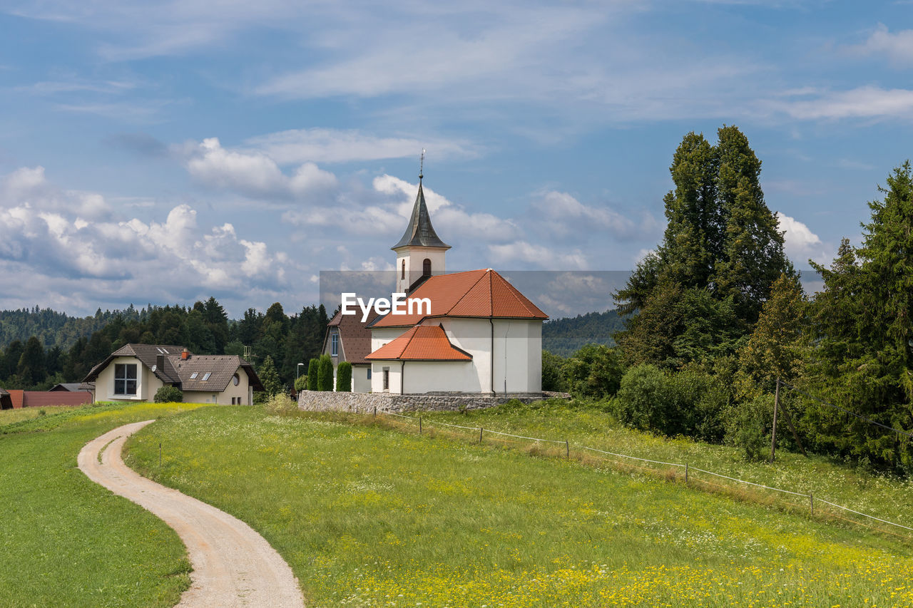 Village church in slovenia 