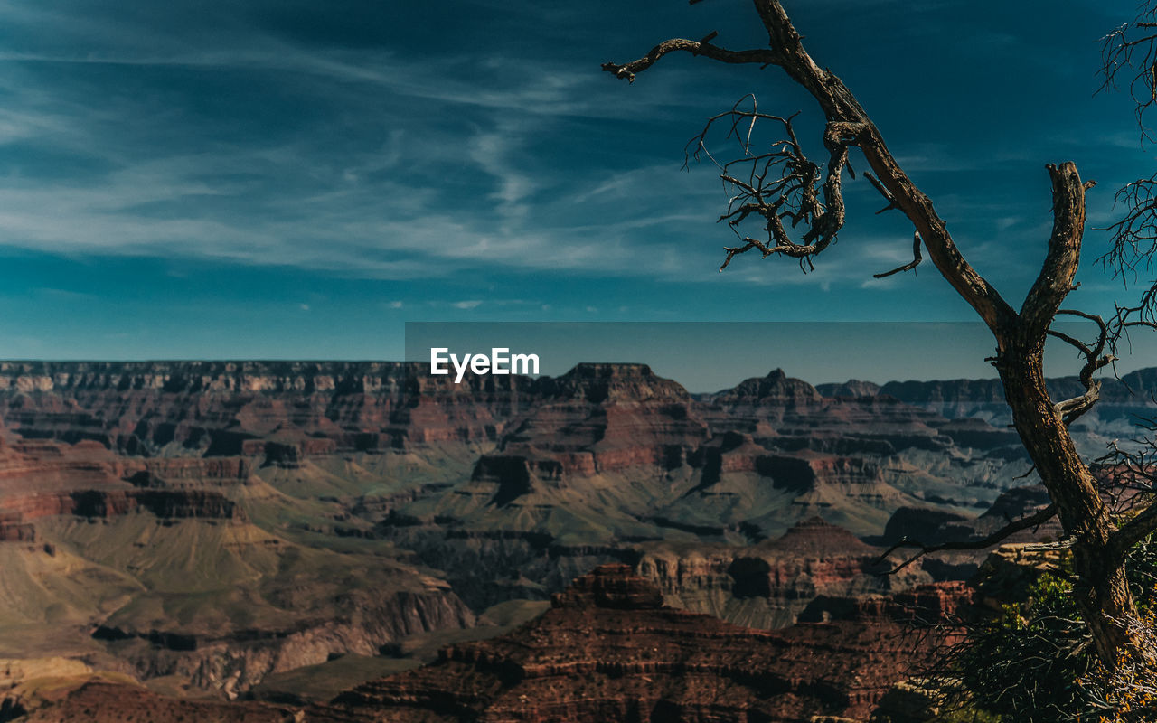 Scenic view of the grand canyon against sky