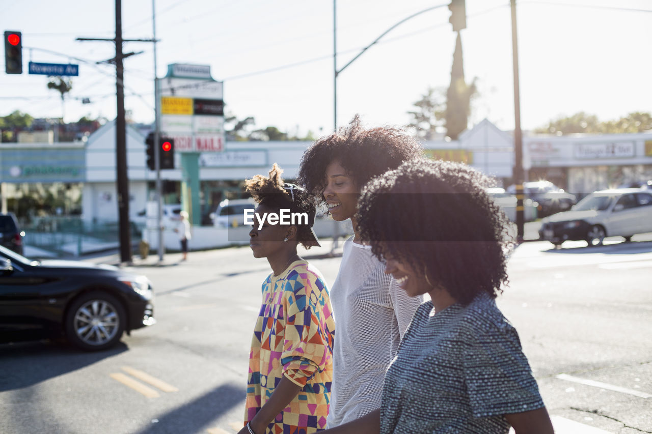 Three young women.