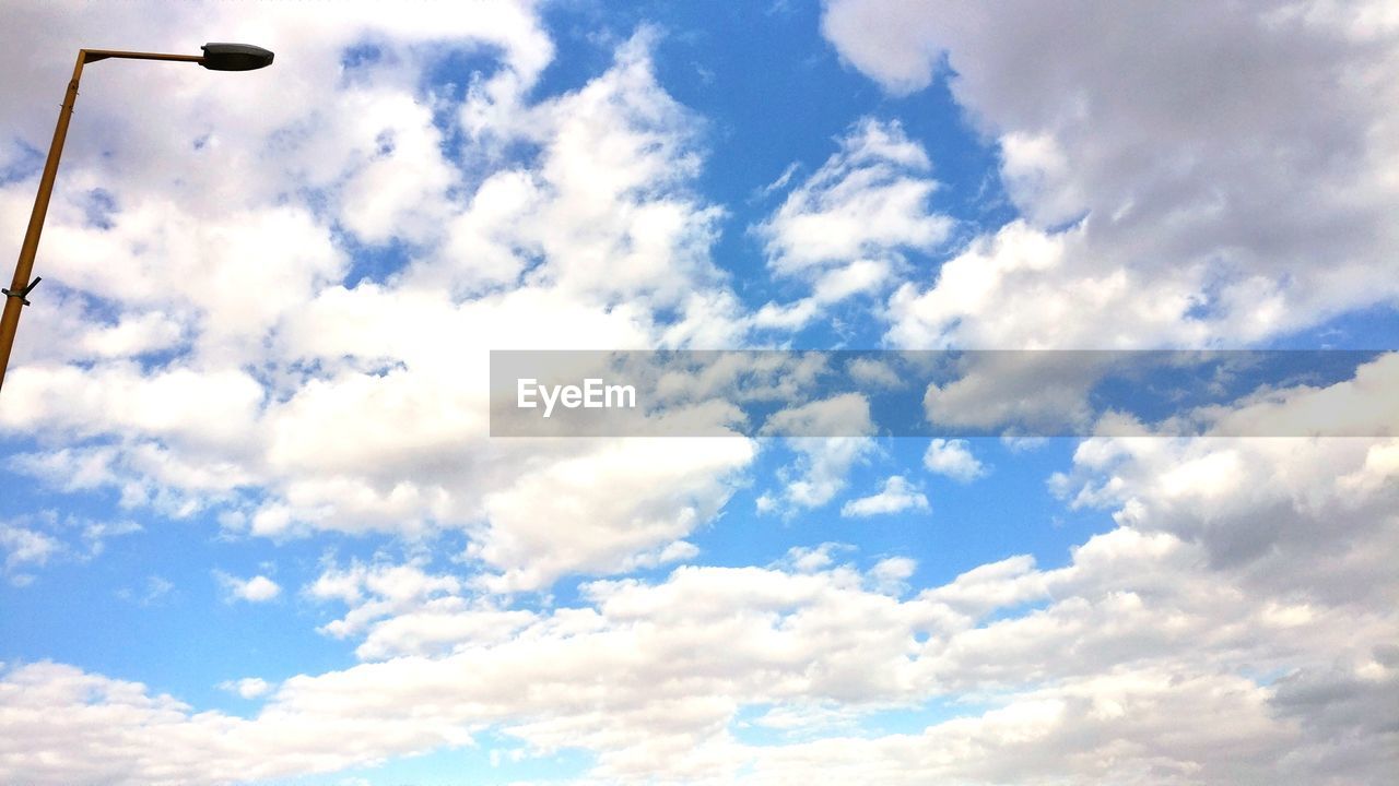 LOW ANGLE VIEW OF CLOUDS