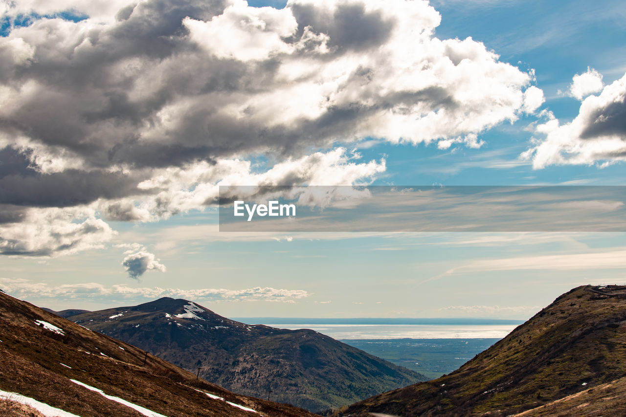 SCENIC VIEW OF SNOWCAPPED MOUNTAIN AGAINST SKY