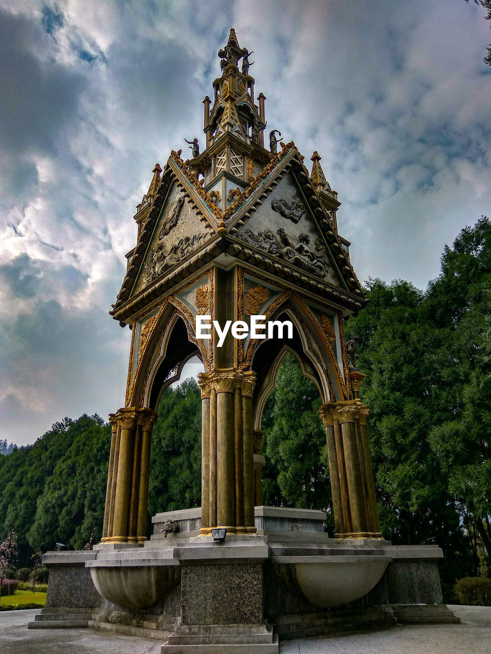 LOW ANGLE VIEW OF TEMPLE