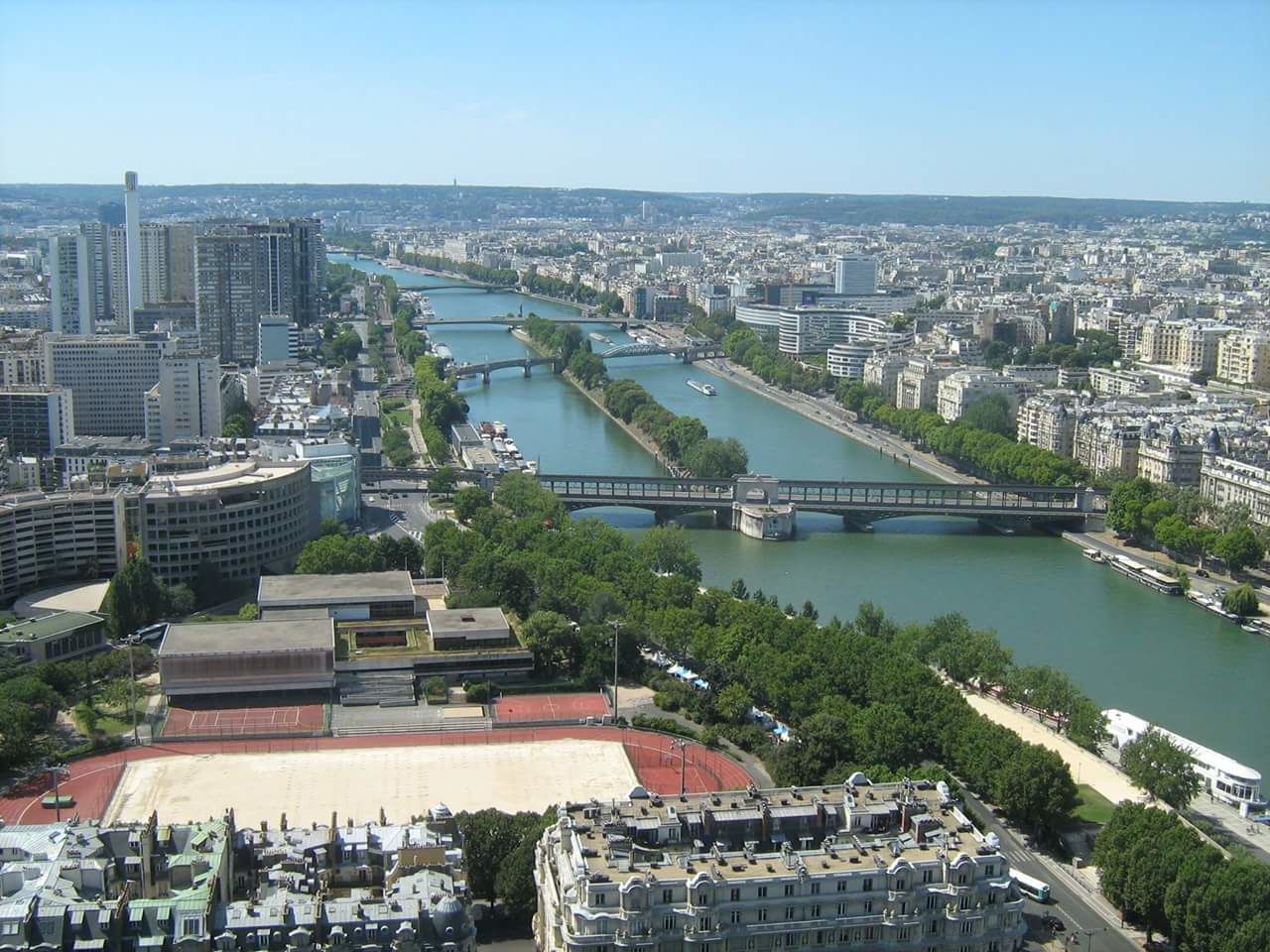 High angle view of cityscape