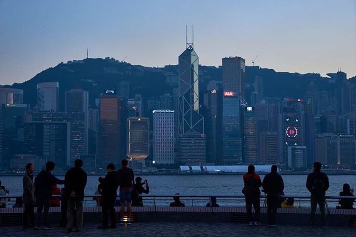 VIEW OF CITYSCAPE WITH WATERFRONT